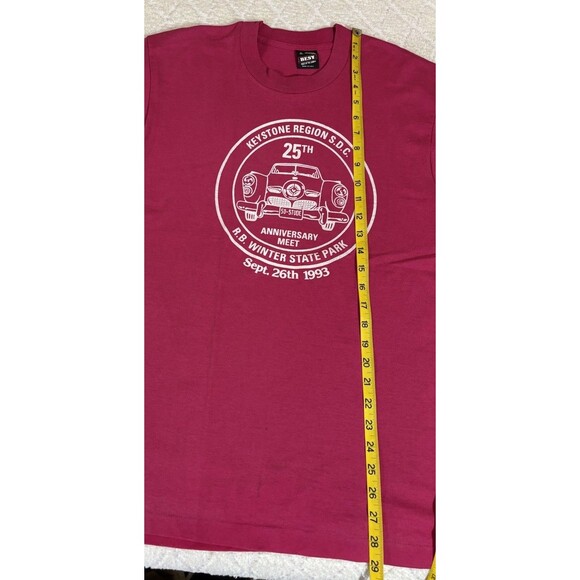 Vintage 1993 Keystone Region 25th Year Meet R.B Winter State Park Pa Tee Size L - Picture 10 of 11